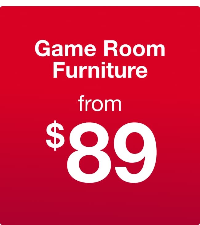 Game Room Furniture from $89