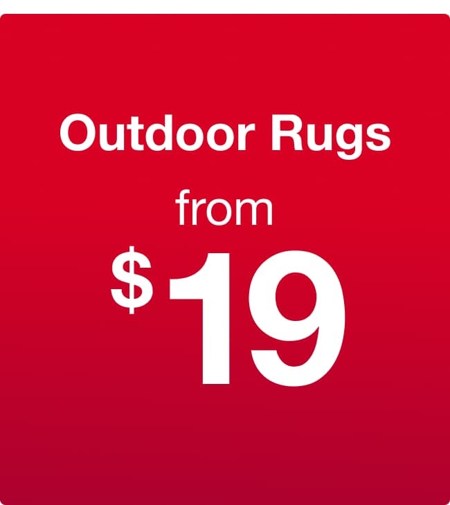 Outdoor Rugs from $19