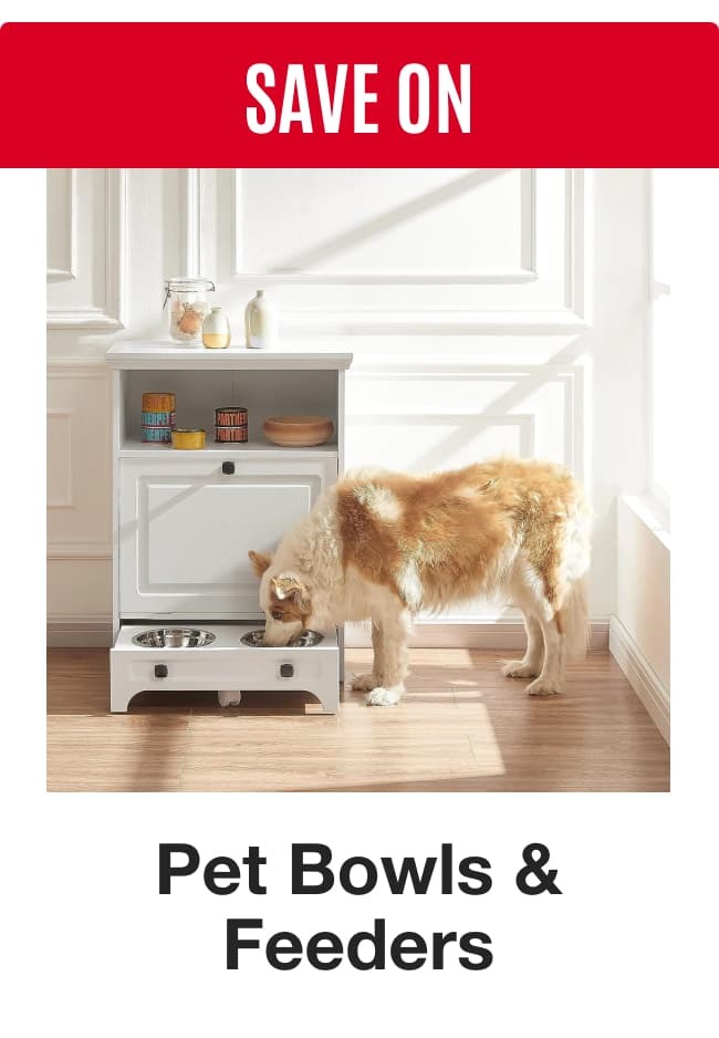 Save on Pet Bowls and Feeders