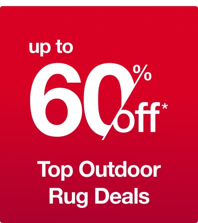 Up to 60% off Top Outdoor Rug Deals
