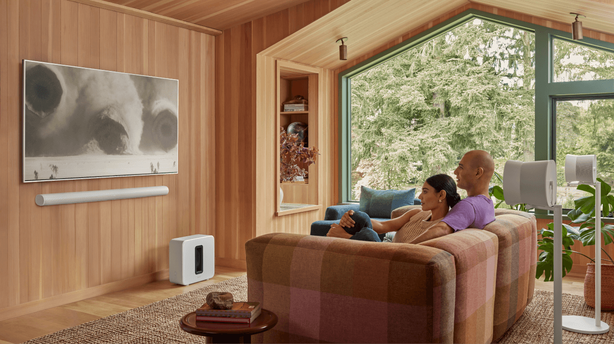 lifestyle sonos boost and soundbar