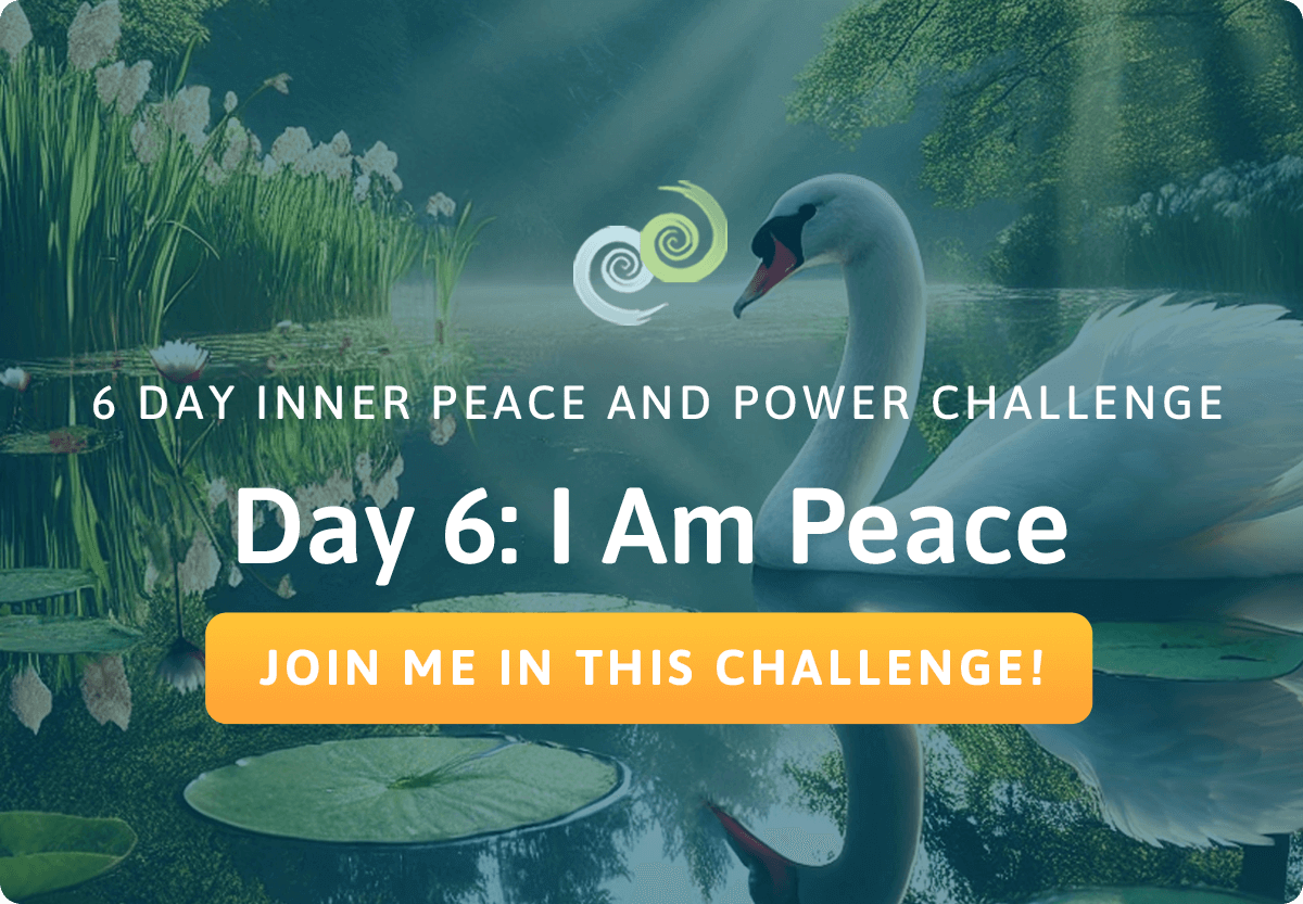 Load All Images to View - Image Description: An image of a swan on a lake with greenery and sunlight that says 