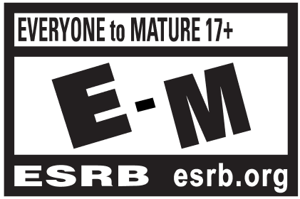 ESRB E-M: Everyone to Mature 17+.