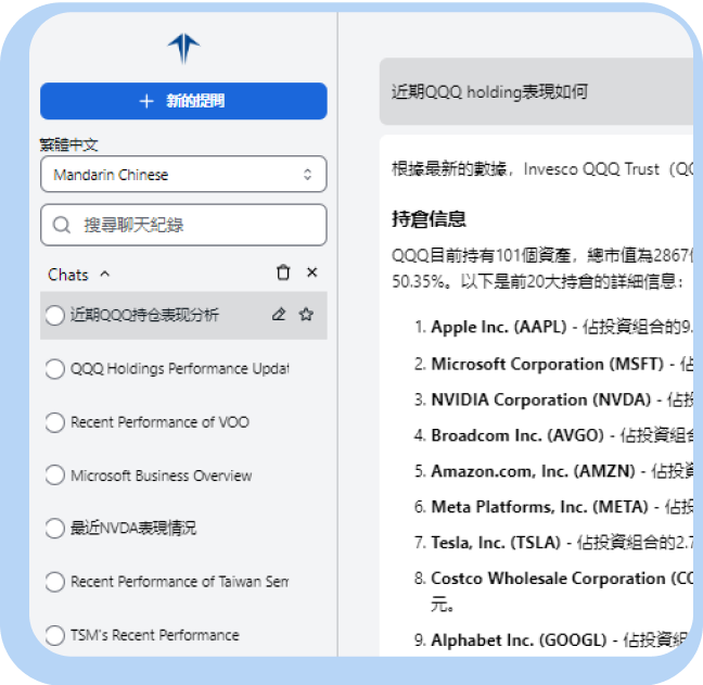 FirstradeGPT新增ETF數據