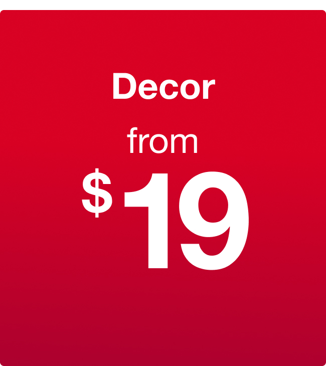 Decor from $19
