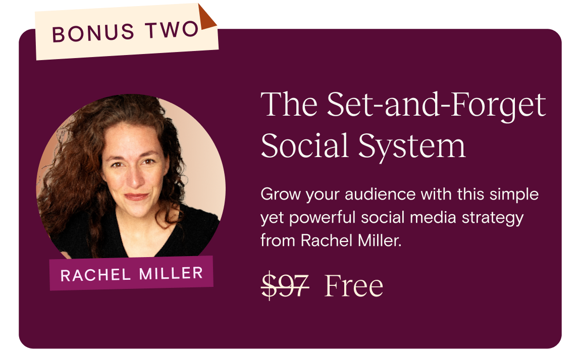 The Set-and-Forget Social System from Rachel Miller