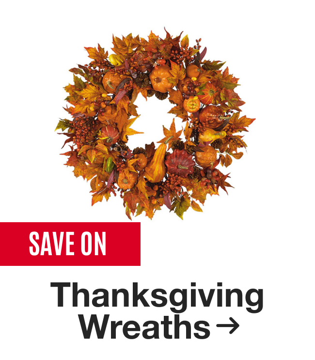 Save on Thanksgiving Wreaths