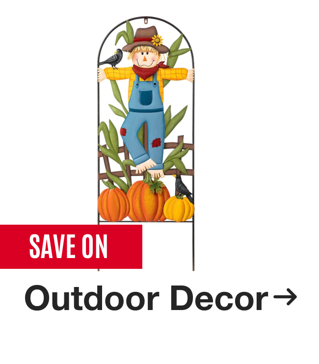 Save on Outdoor Decor