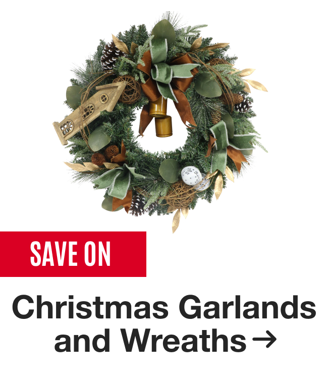 Save on Christmas Garlands and Wreaths