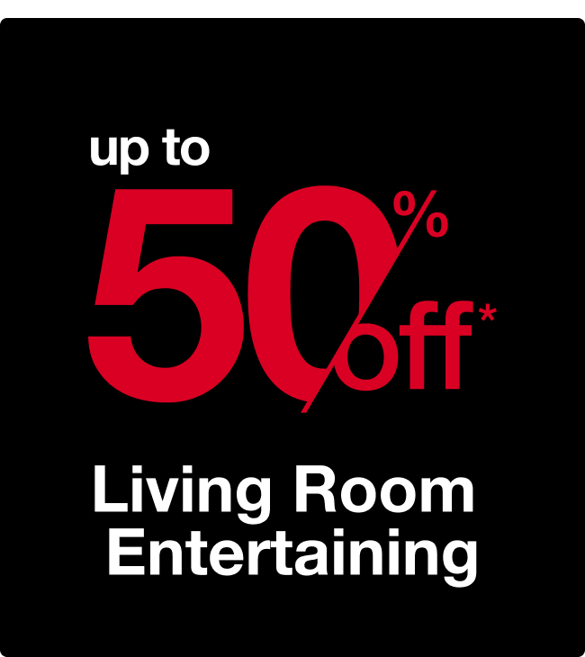 Up to 50% off Entertaining