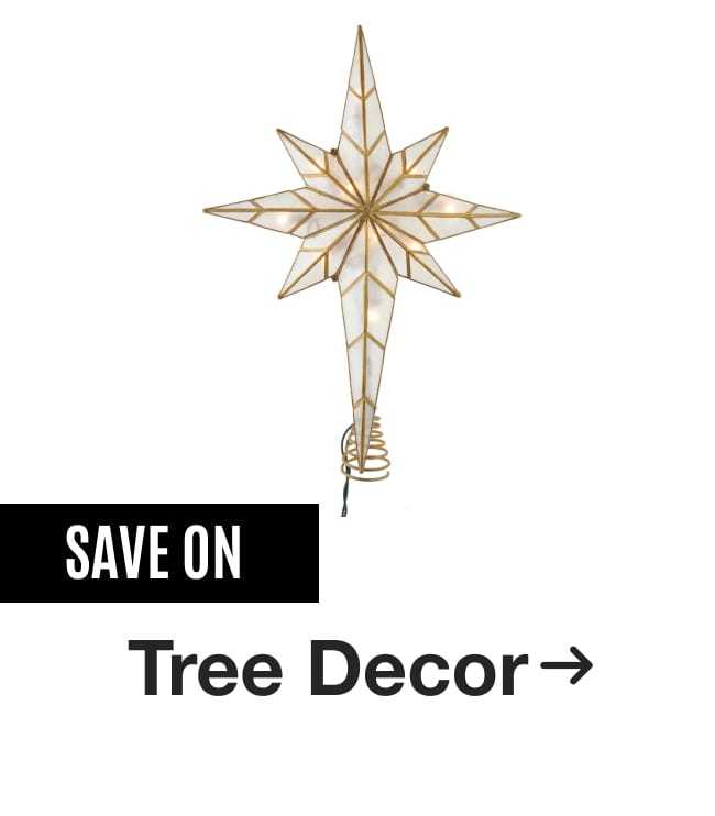 Save on Tree Decor