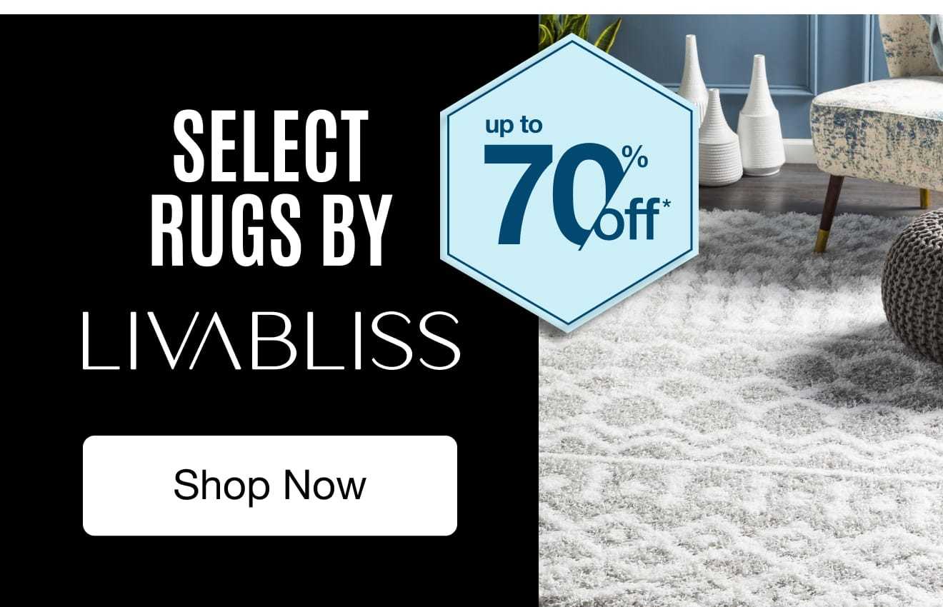 UP TO 70% OFF Select Rugs by Livabliss*
