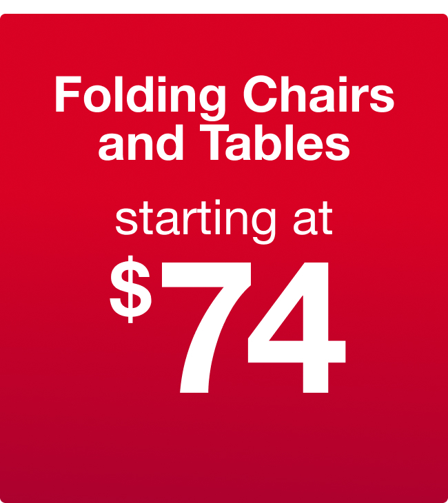 Folding Chairs and Tables