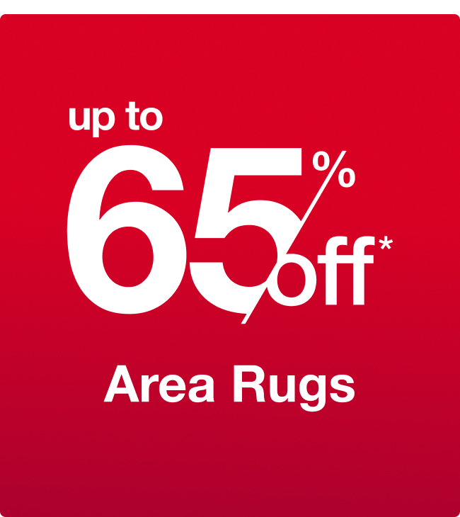 Up to 65% off Area Rugs