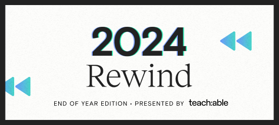 2024 Rewind - End of Year Edition Presented by Teachable