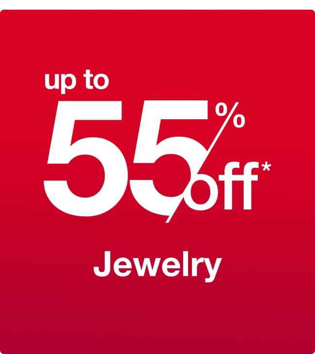 Up to 55% off Jewelry