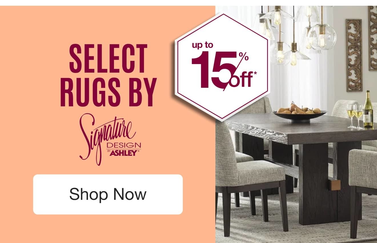 UP TO 15% OFF Select Furniture by Signature Design by Ashley*