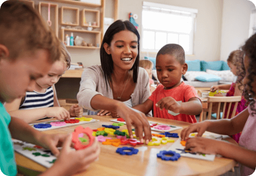 Parents spending time with their kid as they draw