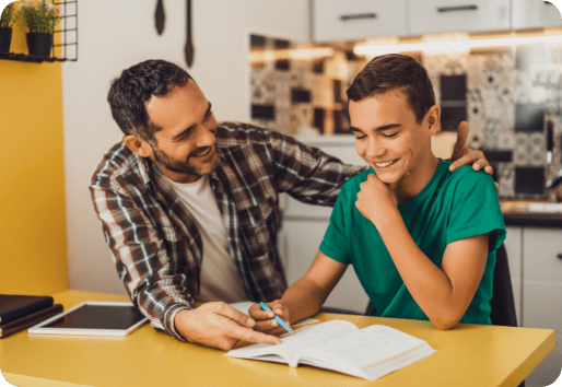 A kid using their tablet outside