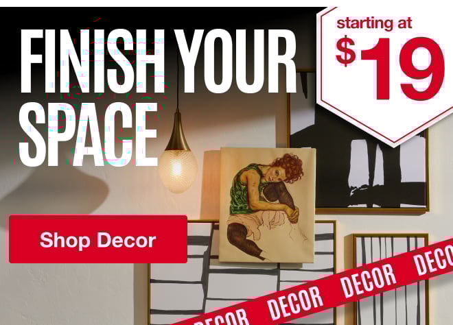 Finish Your Space - Shop Decor