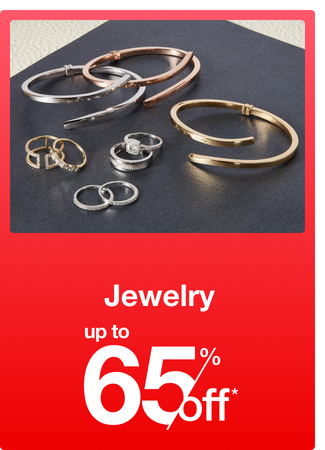 Jewelry up to 65% off