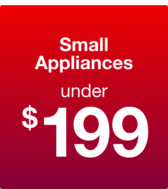 Small Appliances under $199
