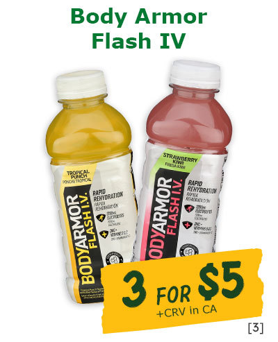 Body Armor Flash IV - 3 for $5