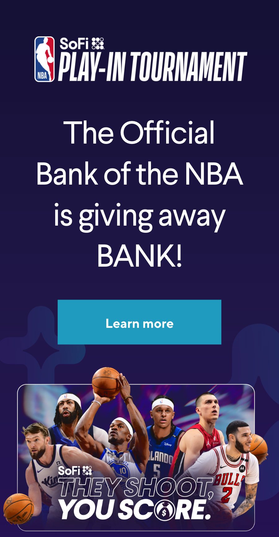 The Official Bank of the NBA is giving away BANK!