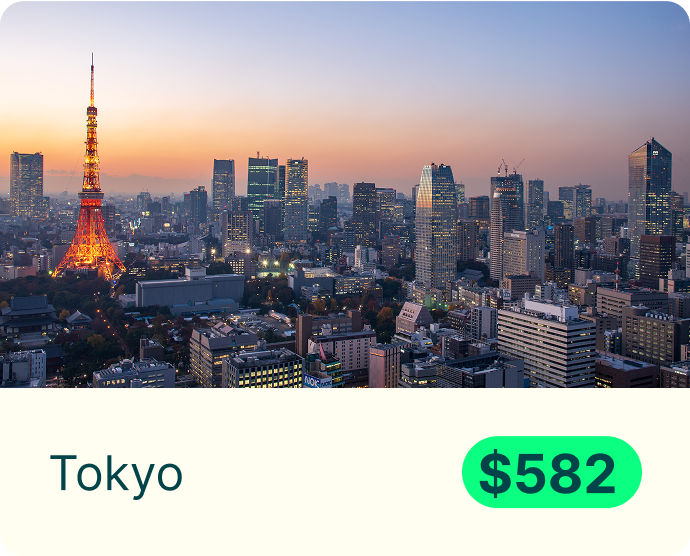 Tokyo $582