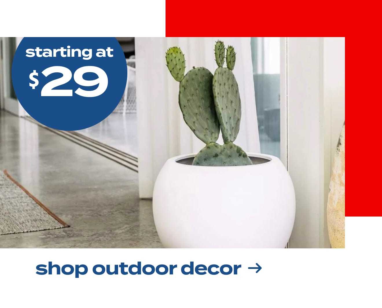 Shop outdoor decor