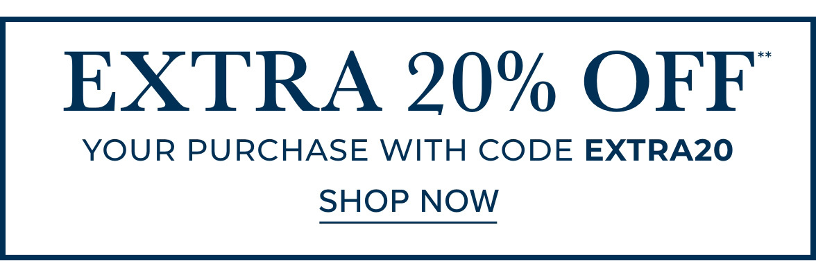 Extra 20% off