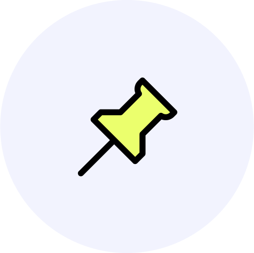 Illustration of a pushpin