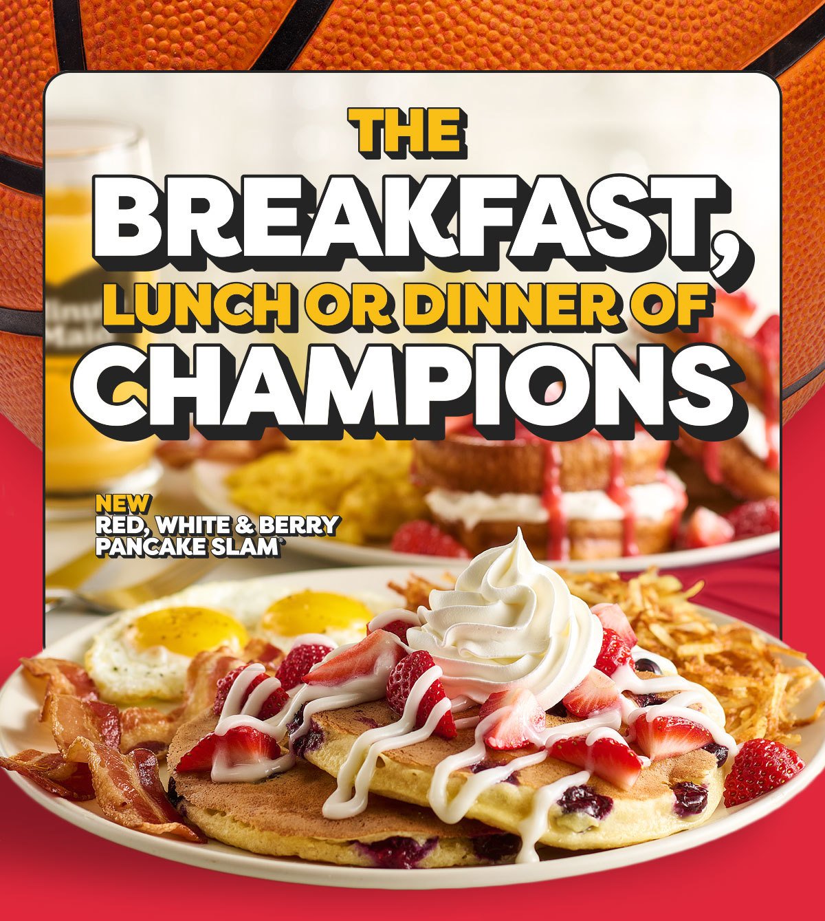 The breakfast, lunch or dinner of champions