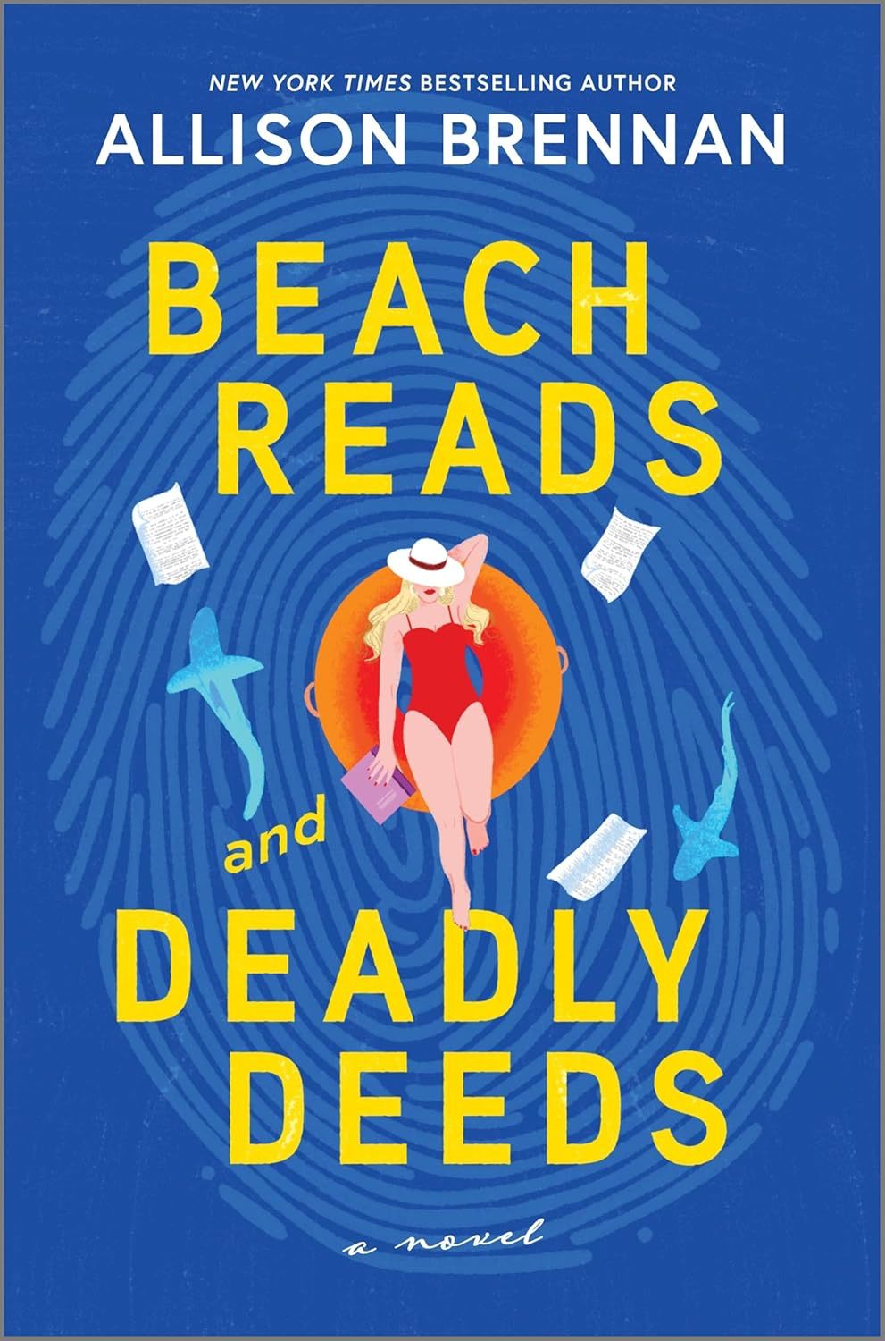 Beach Reads and Deadly Deeds book cover.