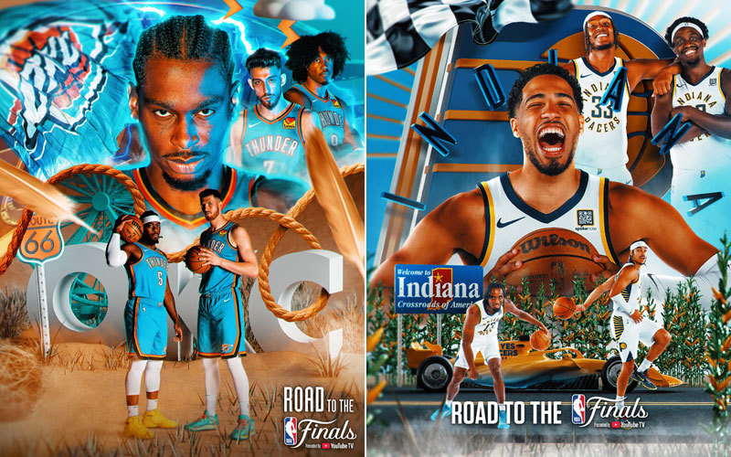OKC, Indiana, Road to the Finals