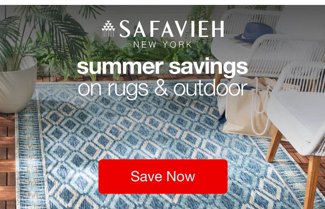 Safavieh Hot Summer Deals on Rugs & Outdoor