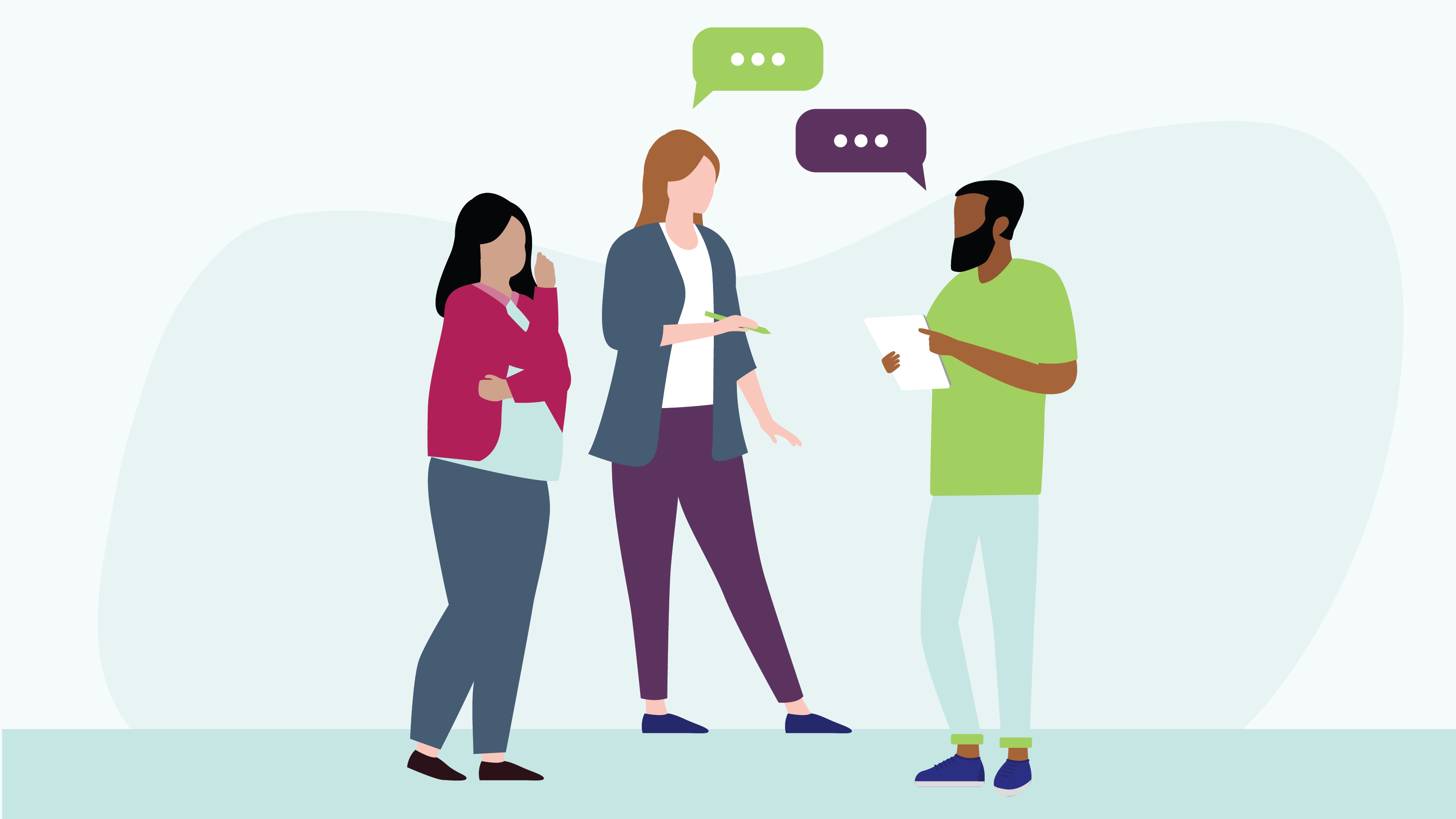 Autism Family Illustration