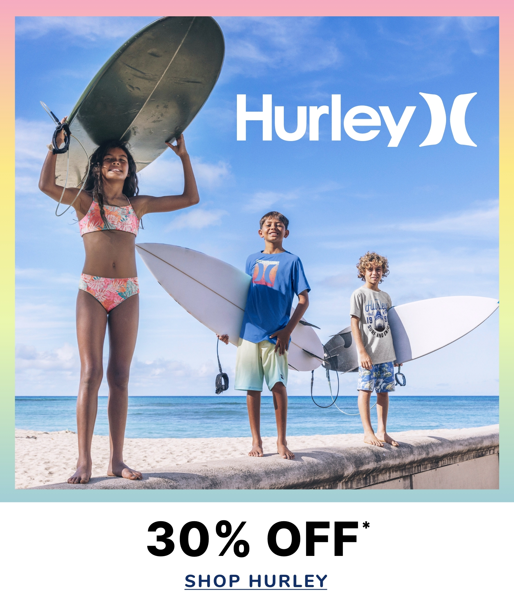 30% off Hurley