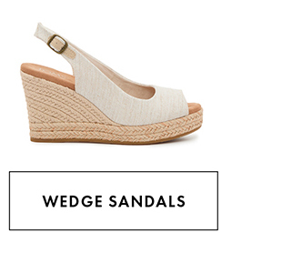 Wedge sandals