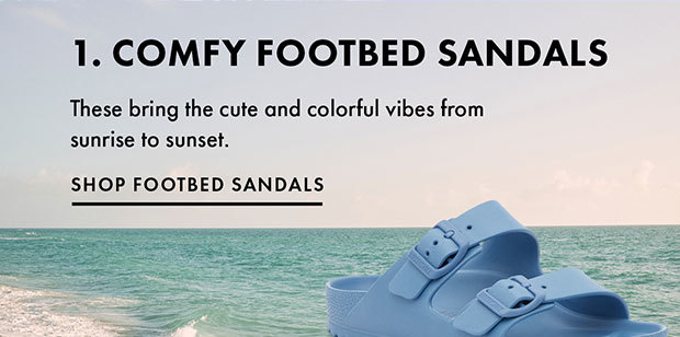 SHOP FOOTBED SANDALS