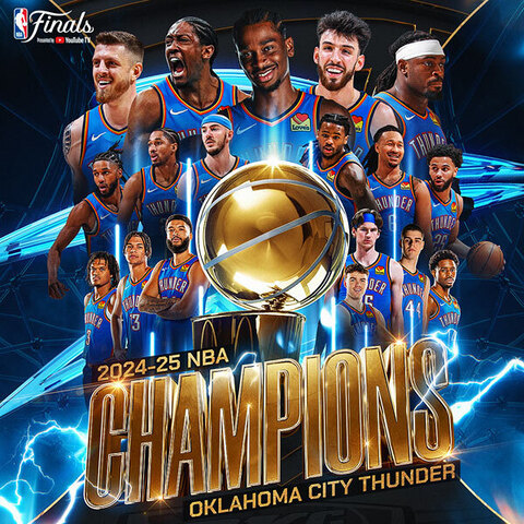 Thunder win 2025 Finals