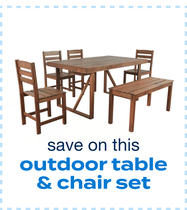 High-quality Acacia Wood Outdoor Table and Chair Set, Suitable for Patio, Balcony, Backyard