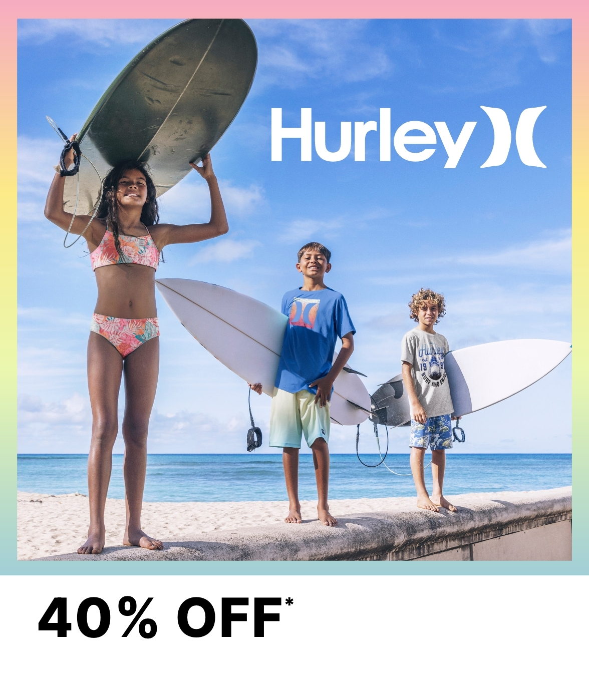 40% off Hurley