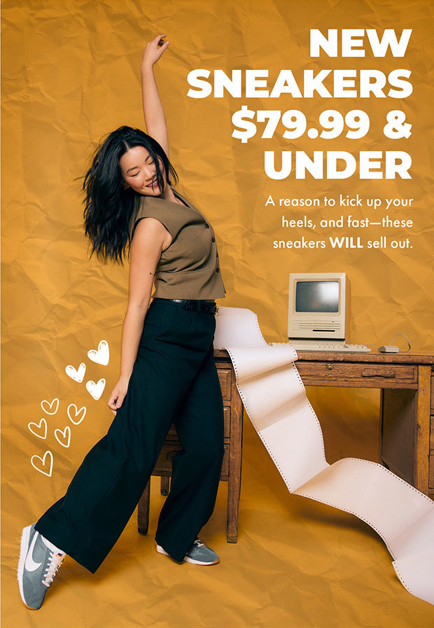 Shop Sneakers $79.99 & Under