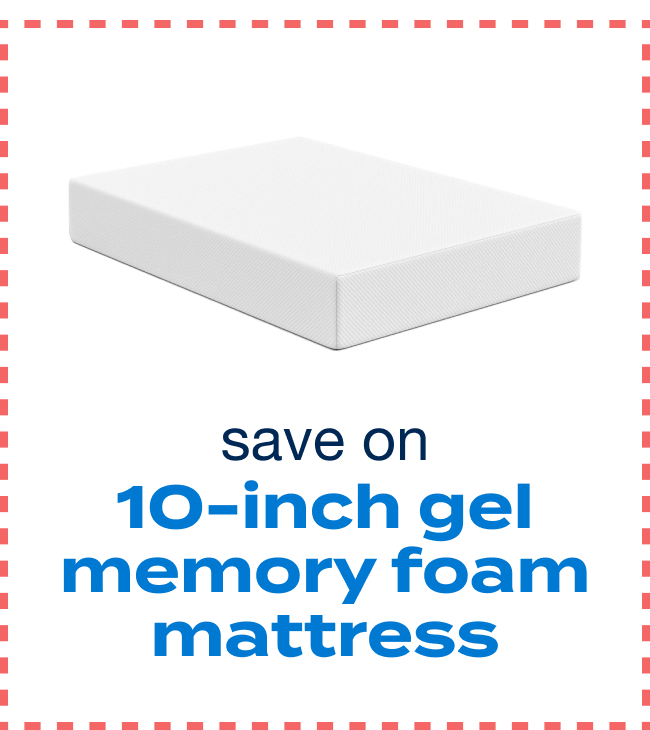 Simply Essential™ 10-inch Gel Memory Foam Mattress