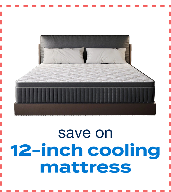 SweDrea 12in. Cooling Innerspring Hybrid Medium Firm mattress Motion Isolation with CertiPUR-US, SGS and OEKO-TEX Certified