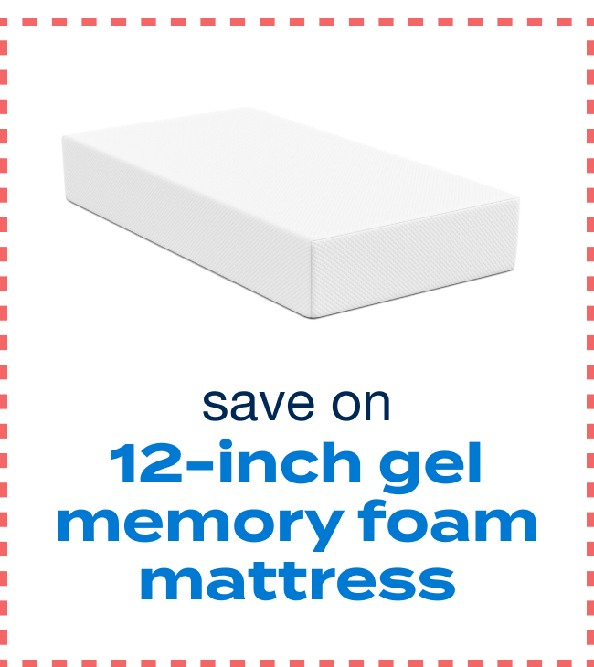 Simply Essential™ 12-inch Gel Memory Foam Mattress