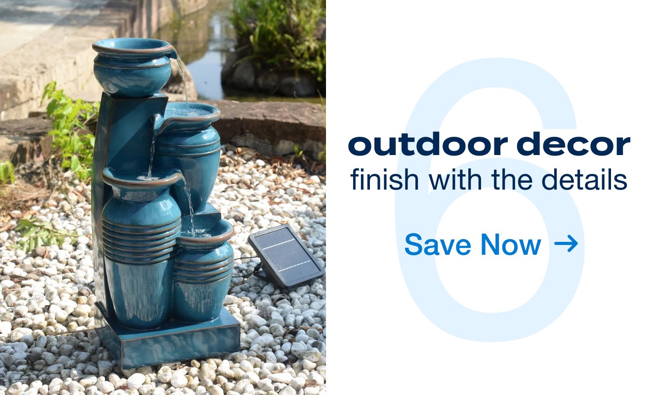 6. Outdoor Decor