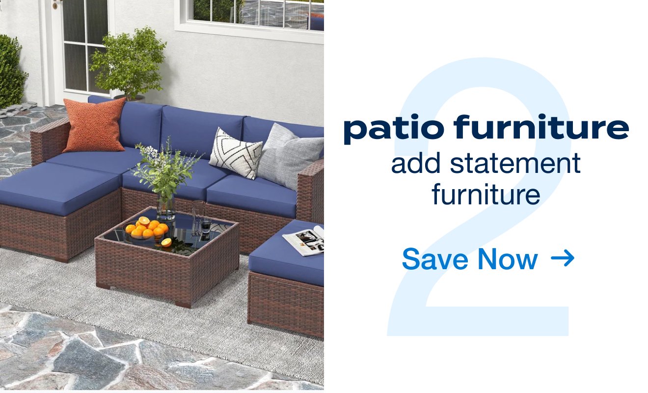 2. Patio Furniture