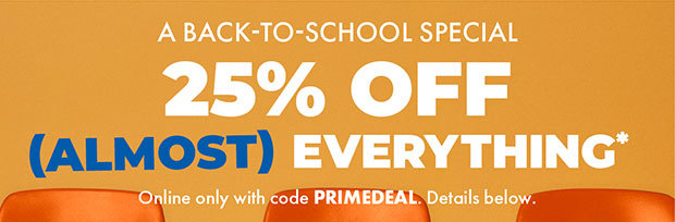 25% Off Almost Everything